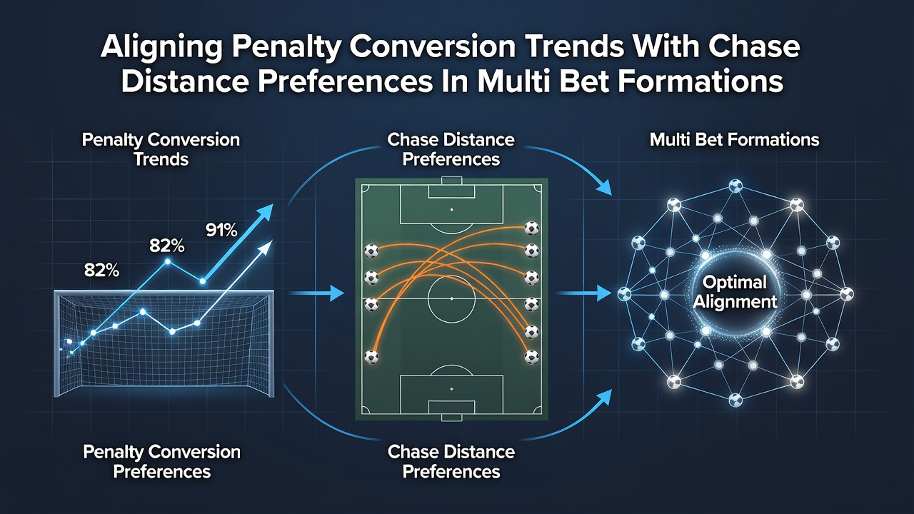 Penalty conversion trends visualization showing success rates across leagues and contexts
